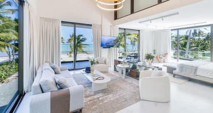 Luxurious 9-bedroom villa with private beach, fitness room in Cap Cana