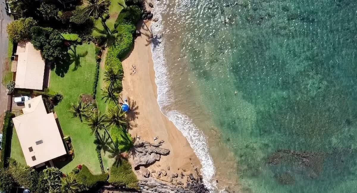 Accommodatie ligt op het strand