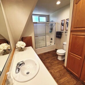 Secador de pelo y toallas