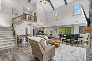 TV connectée, cheminée