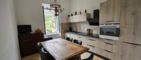 KĂŒhlschrank, Mikrowelle, Ofen, Herdplatte