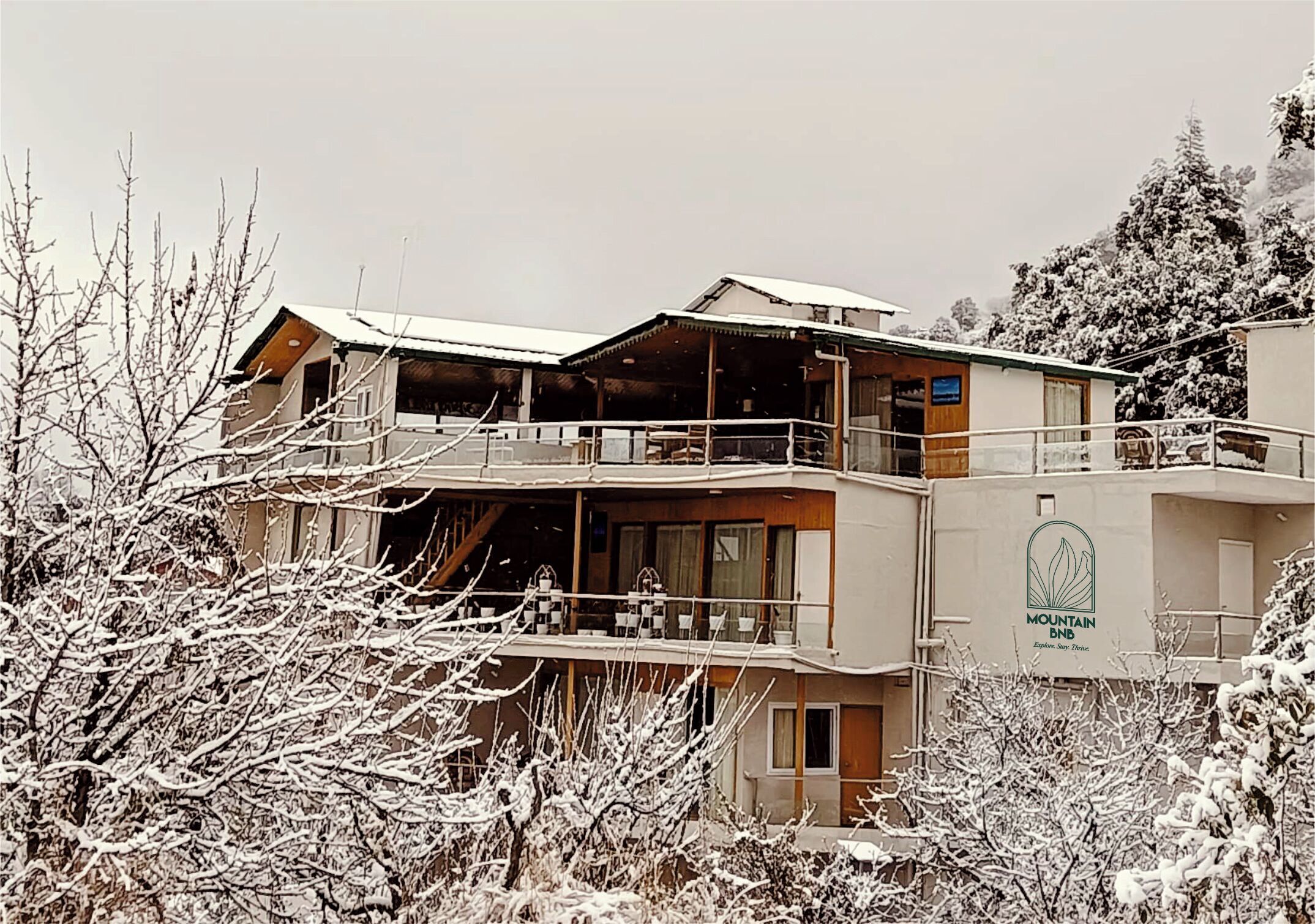 Fassade der Unterkunft