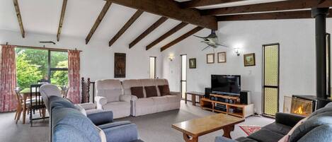 تلفزيون، مدفأة