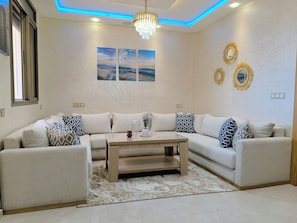 TV connectée, cheminée
