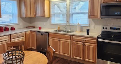 Railroad themed 3-bedroom house in Boone The Main Street Station is pet friendly