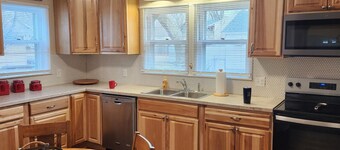Railroad themed 3-bedroom house in Boone The Main Street Station is pet friendly