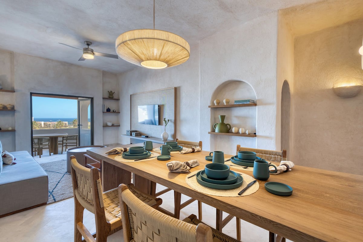 Deluxe appartement, 3 slaapkamers, balkon | Dineerruimte