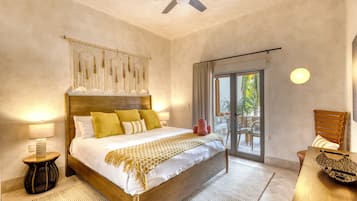 Deluxe Apartment, 2 Bedrooms, Terrace | Premium bedding, down duvets, in-room safe, individually decorated