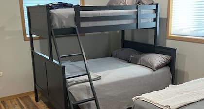 Headquarters Lodge , Pollock’s newest lodging option , completed in January 2025