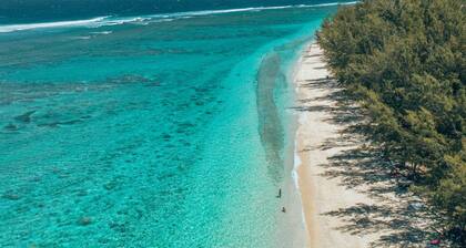 70 m² T3 apartment with garden, lagoon view, three minutes from the beach.