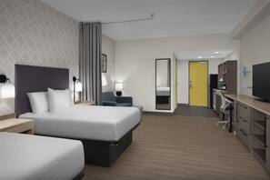 Studio Suite, 2 Queen Beds, Accessible, Bathtub | Living area | TV - Home2 Suites By Hilton Sevierville (Sevierville)