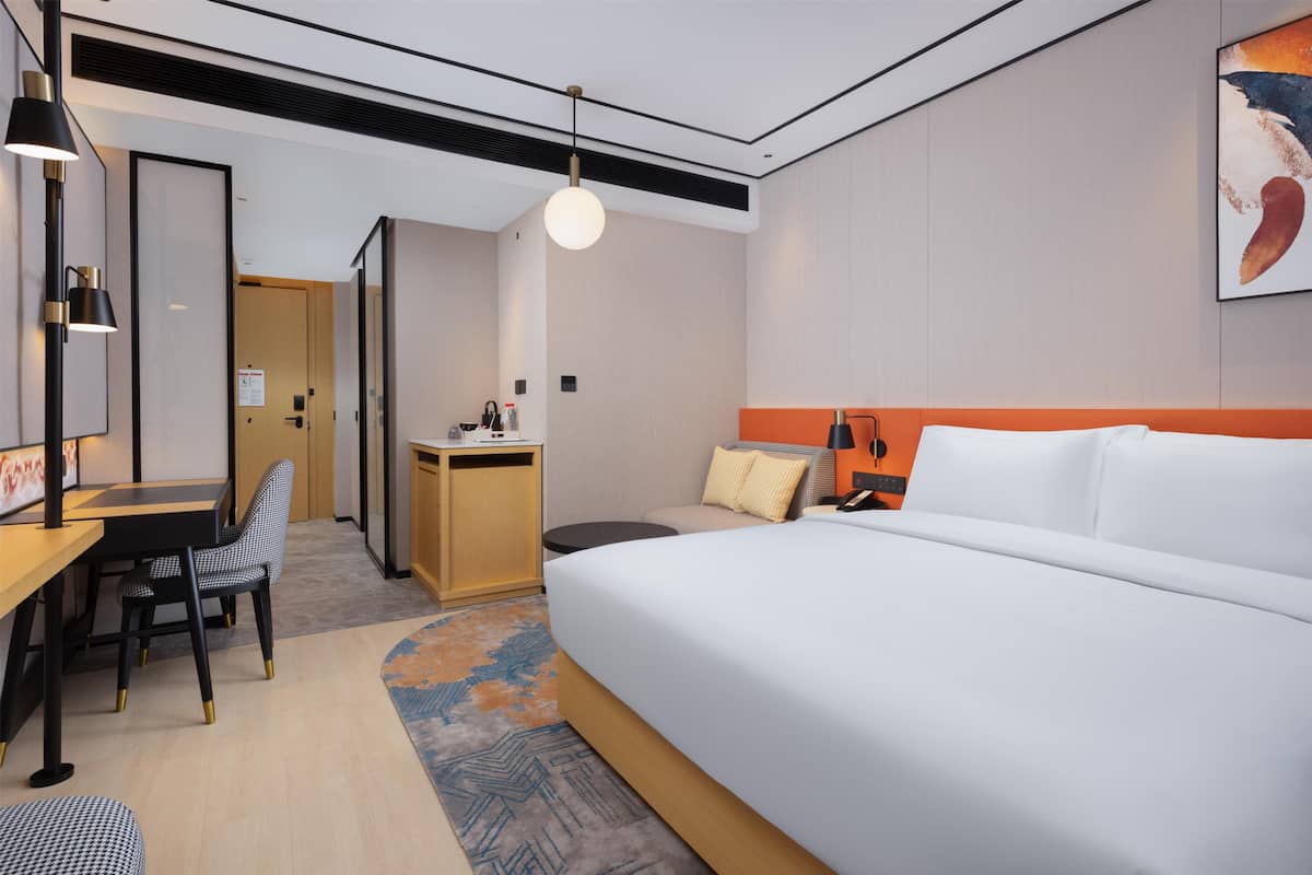 Quarto, 1 cama King | 1 quarto, edredons de pluma