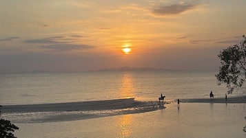Private beach