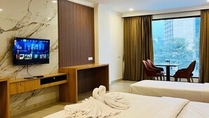 Presidential Suite, City View | In-room safe, desk, laptop workspace, blackout drapes - Richmond Inn and Suites (Udupi)