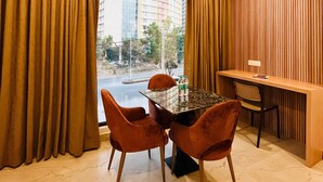 Deluxe Double Room, City View | Living area | TV, printers - Richmond Inn and Suites (Udupi)