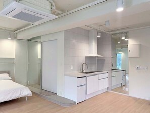 1 Schlafzimmer, Schreibtisch, Bügeleisen/Bügelbrett, WLAN
