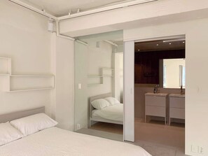 1 Schlafzimmer, Schreibtisch, Bügeleisen/Bügelbrett, WLAN
