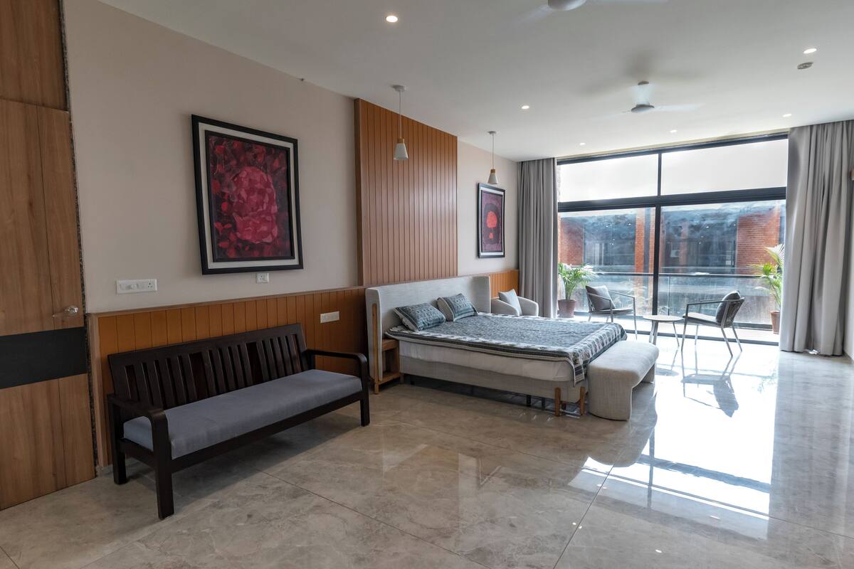 Kamar Double Premium, balkon | Setrika/meja setrika dan Wi-Fi gratis