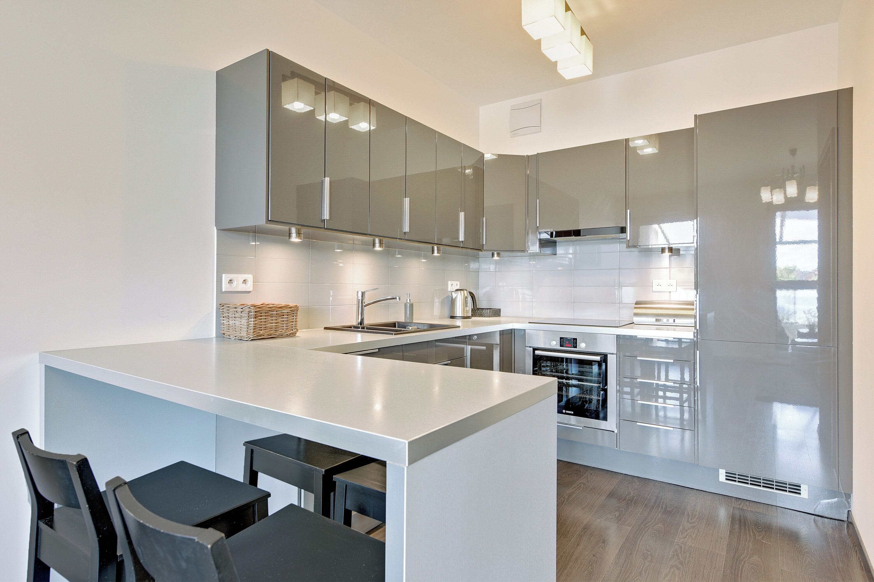 Deluxe Apartment | Private kitchenette | Coffee/tea maker, electric kettle, highchair, griddle