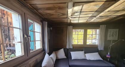 Cozy Walser house. In a quiet location. Only 5 minutes to the train station.