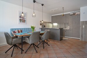 Dining - Holiday Home 'Biene Am Meer' with Private Terrace and Wi-Fi (Norden)