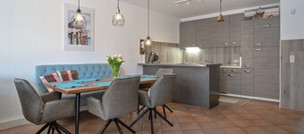 Vakantiehuis 'Biene Am Meer' met privé terras en Wi-Fi