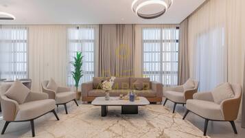 Departamento de lujo | Área de sala de estar