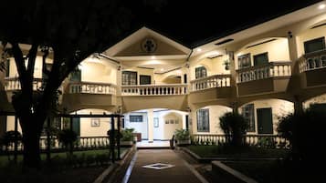Front of property – evening/night