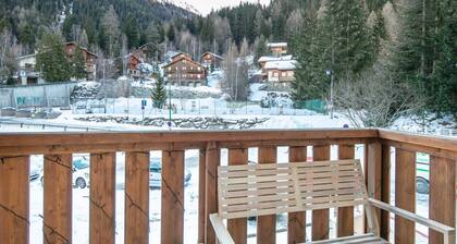Apartment in France with Ski Slope Views