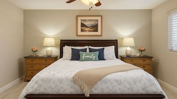 3 habitaciones, escritorio, wifi y ropa de cama