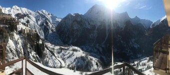Apartment in Orcières with Ski Slope Views