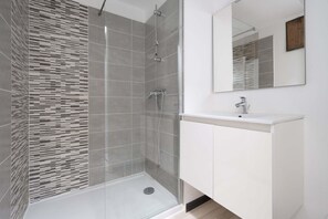 Shower, hair dryer