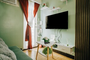 Apartamento, 1 quarto, acessível, sacada | Sala de estar