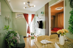 Apartamento, 1 quarto, acessível, sacada | Sala de estar