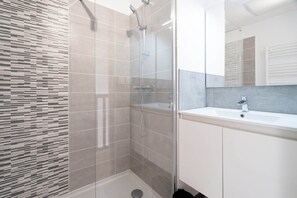 Shower, hair dryer