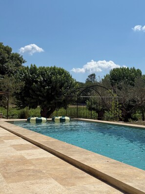 Una piscina riscaldata