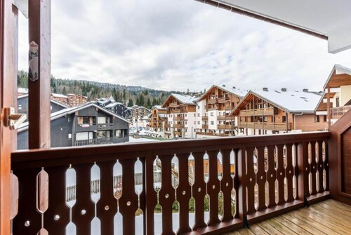 Studio à Morillon avec Vue sur la Montagne