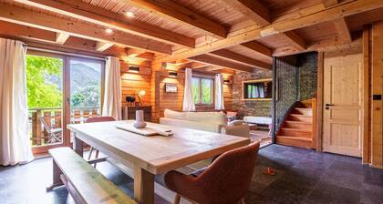 Chalet in Morillon mit Sauna & Bergblick