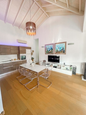Dining - Villa Olivo Maroni, Charming 3-Bedroom VILLA with Private Pool in 4000sm plot (Maroni)