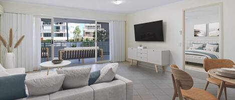 Televisie en een kantoor