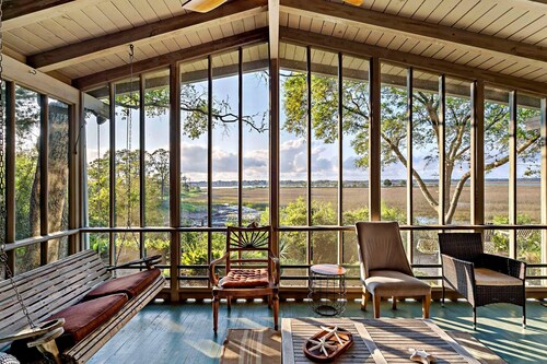 Hot Tub & Grill | Folly Marsh House