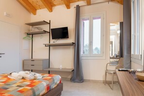 Classic Triple Room | Desk, laptop workspace, free WiFi, bed sheets - Villa Eliseo (Modena)
