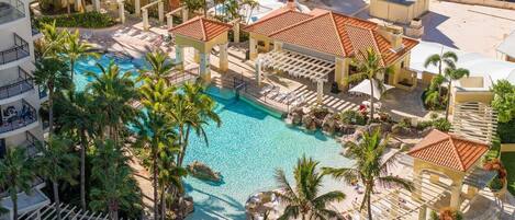 Indoor pool, a heated pool