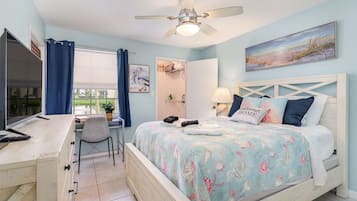 1 bedroom, desk, iron/ironing board, WiFi