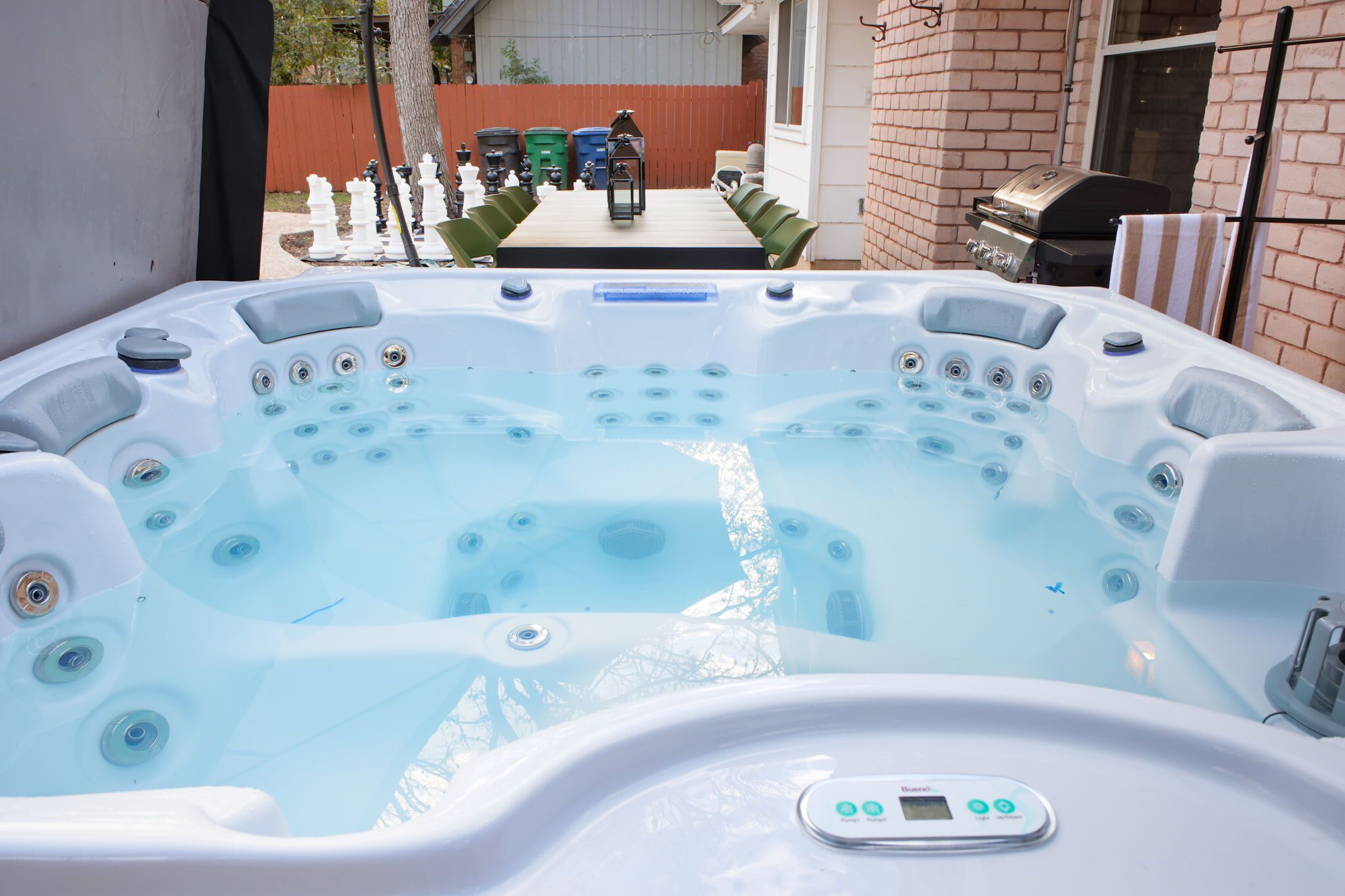 Bain à remous extérieur