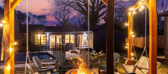 Pet-friendly 8Beds+ Pool & Firepit, 3min to Furman