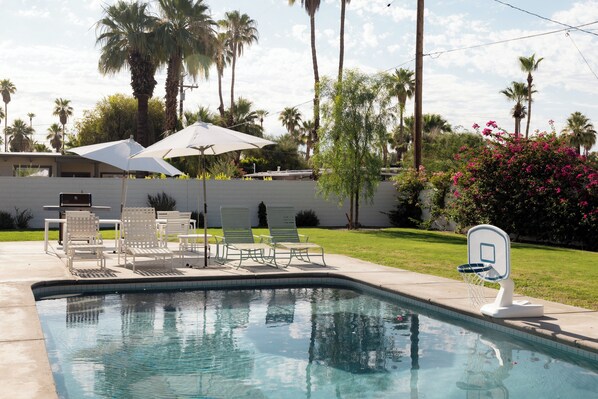 Indoor pool, a heated pool