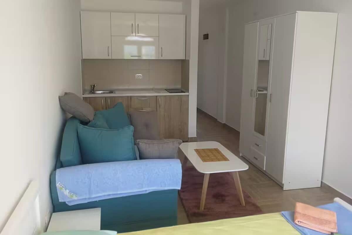 Classic Studio, Garden View | Living area | 32-inch LCD TV with cable channels