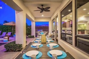 Outdoor dining