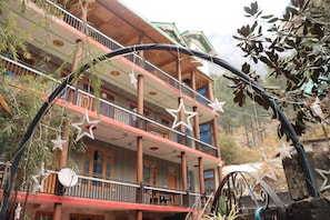 Façade de l’hébergement